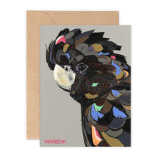 Black Cockatoo, Greeting Card