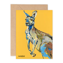 Eastern Grey Kangaroo, Greeting Card