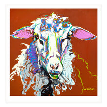 Jumbuck on Rust, Fine Art Print