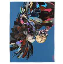 Black Cockatoo at Dusk Tea towel