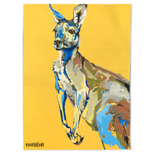 Eastern grey Kangaroo Tea towel