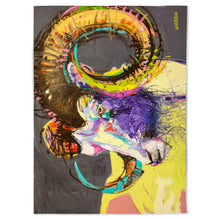 Wild Ram Tea towel