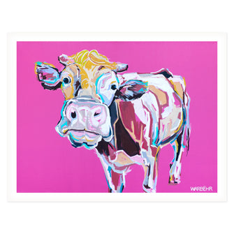 Curious Cow, Fine Art Print