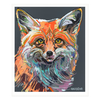 Fox on Slate, Fine Art Print